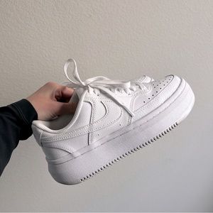 Nike court vision platform sneakers